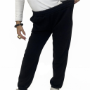 pantalone felpato con polsino cold